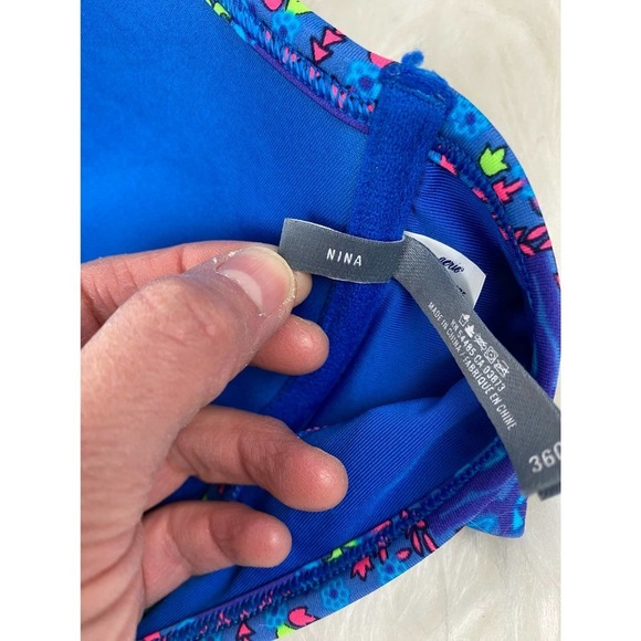 Aerie NINA Size 36C Blue Push Up Bikini Top - Picture 5 of 7